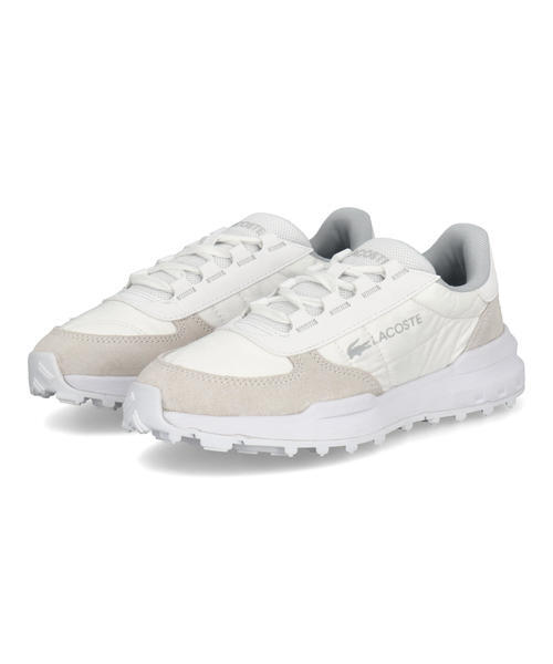 LACOSTE ラコステ ELITE ACTV EVO 225 1 SFA レディーススニーカー(エリートアクティブエヴォ2251SFA) 50SFA0082 14X ホワイト/ライトグレー ローカット LACOSTE ラコステ ELITE ACTV EVO 225 1 SFA レディーススニーカー(エリートアクティブエヴォ2251SFA) 50SFA0082 14X ホワイト/ライトグレー ローカット