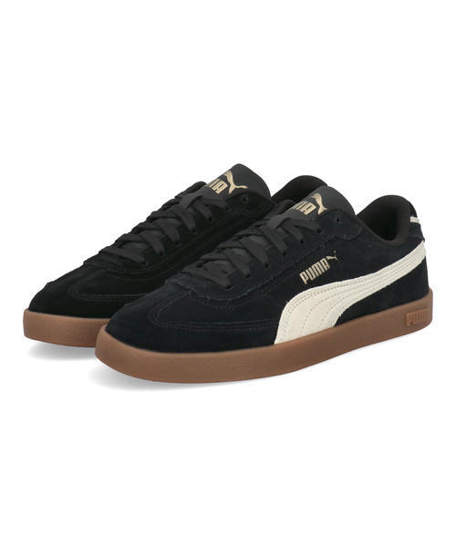 PUMA プーマ PUMA CLUB 2 ERA SUEDE メンズスニーカー レザー(プーマクラブ2エラスエード) 400717 01 プーマブラック/アルパインスノー/ガム ローカット PUMA プーマ PUMA CLUB 2 ERA SUEDE メンズスニーカー レザー(プーマクラブ2エラスエード) 400717 01 プーマブラック/アルパインスノー/ガム ローカット