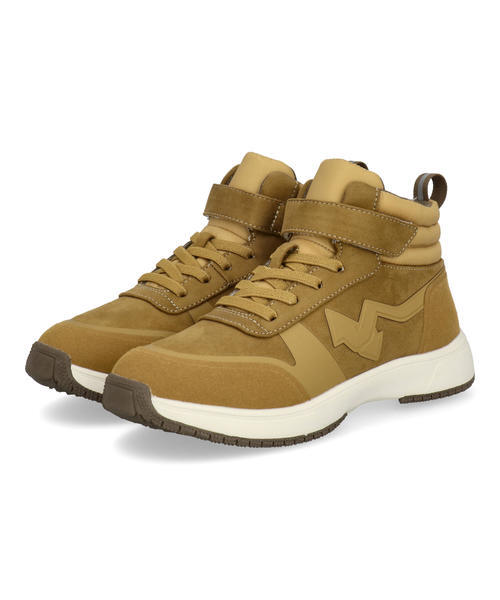 MADFOOT! マッドフット キッズ ブーツスニーカー【耐水/幅広3E】スノトレ ハイカット ウィンターシューズ 252003 キャメル ボーイズ MADFOOT! マッドフット キッズ ブーツスニーカー【耐水/幅広3E】スノトレ ハイカット ウィンターシューズ 252003 キャメル ボーイズ