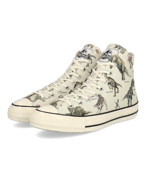 converse コンバース ALL STAR AGED DP HI / JURASSIC PARK メンズスニーカー ハイカット(オールスターエイジドDPHI/ジュラシック・パーク) 3131557 ナチュラル converse コンバース ALL STAR AGED DP HI / JURASSIC PARK メンズスニーカー ハイカット(オールスターエイジドDPHI/ジュラシック・パーク) 3131557 ナチュラル