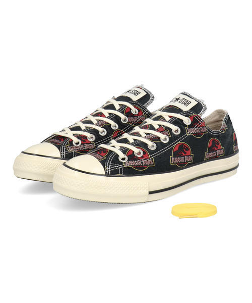 converse コンバース ALL STAR AGED LG OX / JURASSIC PARK メンズスニーカー(オールスターエイジドLGOX/ジュラシック・パーク) 3131558 ブラック ローカット converse コンバース ALL STAR AGED LG OX / JURASSIC PARK メンズスニーカー(オールスターエイジドLGOX/ジュラシック・パーク) 3131558 ブラック ローカット