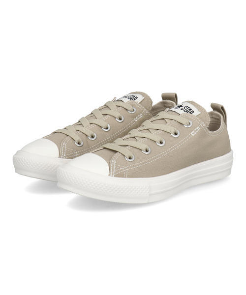 converse コンバース ALL STAR LIGHT FREELACE OX【軽量】レディーススニーカー ゴムシューレース(オールスターライトフリーレースOX) 31315951 サンドベージュ