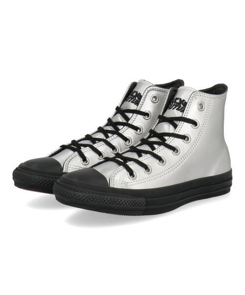 converse コンバース ALL STAR TM HI/BACK TO THE FUTURE レディーススニーカー(オールスターTMHIバック・トゥ・ザ・フューチャー) 31316500 シルバー/ブラック converse コンバース ALL STAR TM HI/BACK TO THE FUTURE レディーススニーカー(オールスターTMHIバック・トゥ・ザ・フューチャー) 31316500 シルバー/ブラック