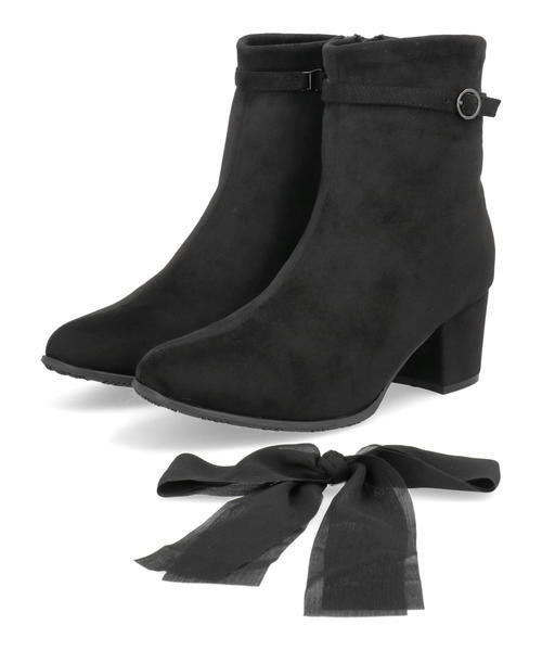 la farfa ラファーファ レディース 3WAYストレッチショートブーツ【幅広4E/大きいサイズ/滑りにくい】3通りにアレンジできる 5400 ブラック la farfa ラファーファ レディース 3WAYストレッチショートブーツ【幅広4E/大きいサイズ/滑りにくい】3通りにアレンジできる 5400 ブラック