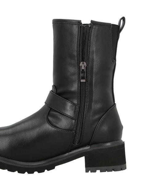 la farfa ラファーファ レディース ヒールエンジニアブーツ【幅広4E/大きいサイズ】取り外せる二重中敷で調節可能 6000 ダークブラウン 170979500600010_8.jpg?1761888410