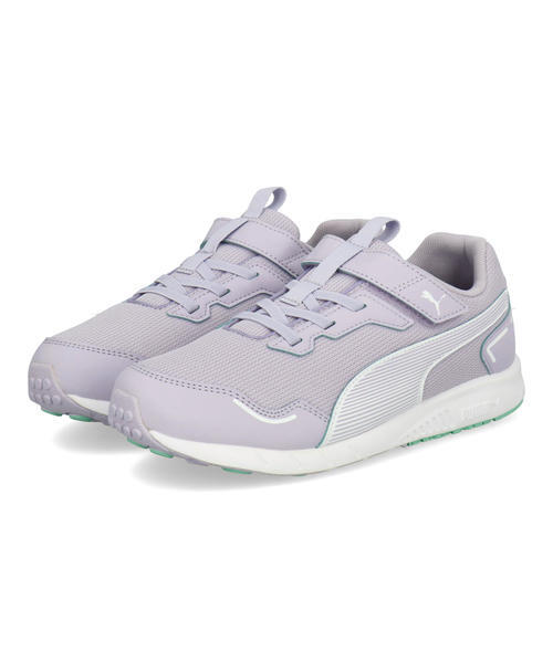PUMA プーマ SPEED MONSTER V4【軽量】キッズスニーカー 運動会 スピードモデル(スピードモンスターV4) 378908 19 ライラッククラッシュ/プーマホワイト ガール PUMA プーマ SPEED MONSTER V4【軽量】キッズスニーカー 運動会 スピードモデル(スピードモンスターV4) 378908 19 ライラッククラッシュ/プーマホワイト ガール