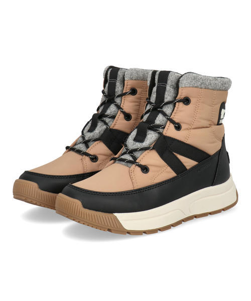 SOREL ソレル WHITNEY 3 MID WP【防水/防寒/積寒地】レディースウィンターブーツ(ウィットニー3ミッドウォータープルーフ) NL5282 253 トーニーバフ/ブラック ア SOREL ソレル WHITNEY 3 MID WP【防水/防寒/積寒地】レディースウィンターブーツ(ウィットニー3ミッドウォータープルーフ) NL5282 253 トーニーバフ/ブラック ア