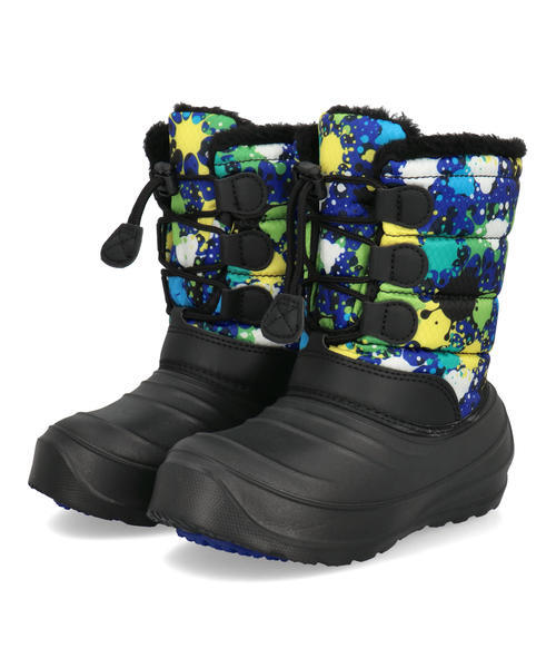 SPEED WING スピードウィング キッズ ボア付きウィンターブーツ【防水/防寒/軽量】 1227 ブルー/コンビ ボーイズ SPEED WING スピードウィング キッズ ボア付きウィンターブーツ【防水/防寒/軽量】 1227 ブルー/コンビ ボーイズ
