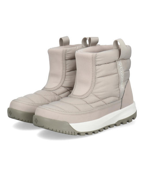 Columbia コロンビア YOUTH SNOWTROT MID【撥水/保温】キッズウィンターブーツ(ユーススノートロットミッド) BY2238 096 ソフトトープ/シーソルト ボーイズ