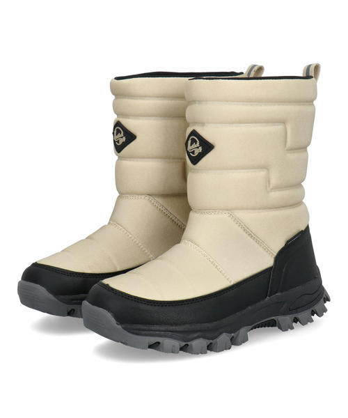 MOUNTAIN WALK マウンテンウォーク キッズ ハーフ丈ウィンターブーツ【防水/防寒】 1239 ベージュ ボーイズ MOUNTAIN WALK マウンテンウォーク キッズ ハーフ丈ウィンターブーツ【防水/防寒】 1239 ベージュ ボーイズ