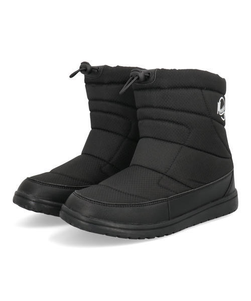 MOUNTAIN WALK マウンテンウォーク メンズ キルティングウィンターブーツ【防水/滑りにくい/防寒】ショート丈 11021 ブラック アウトドア MOUNTAIN WALK マウンテンウォーク メンズ キルティングウィンターブーツ【防水/滑りにくい/防寒】ショート丈 11021 ブラック アウトドア