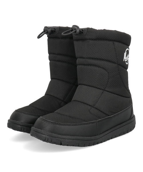 MOUNTAIN WALK マウンテンウォーク レディース キルティングウィンターブーツ【防水/滑りにくい/防寒】ハーフ丈 11018 ブラック ミドル MOUNTAIN WALK マウンテンウォーク レディース キルティングウィンターブーツ【防水/滑りにくい/防寒】ハーフ丈 11018 ブラック ミドル