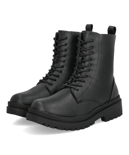 North Date ノースデイト レディース スパイク付きレースアップウィンターブーツ【折りたたみ金属スパイク/蓄熱保温/ボアライナー/降雪地】 KH-7202 ブラック シ North Date ノースデイト レディース スパイク付きレースアップウィンターブーツ【折りたたみ金属スパイク/蓄熱保温/ボアライナー/降雪地】 KH-7202 ブラック シ