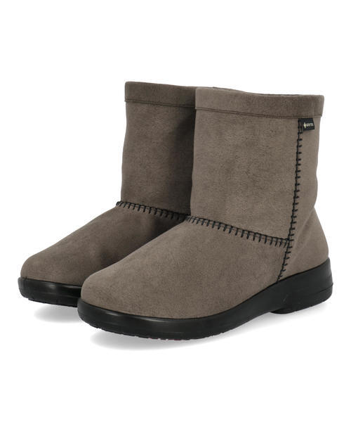 TOP DRY トップドライ レディース ゴアテックスボアブーツ【防水透湿/滑りにくい/幅広3E/ガラス繊維配合ソール】GORE-TEX 全天候対応 TDY3203 グレー ショート TOP DRY トップドライ レディース ゴアテックスボアブーツ【防水透湿/滑りにくい/幅広3E/ガラス繊維配合ソール】GORE-TEX 全天候対応 TDY3203 グレー ショート