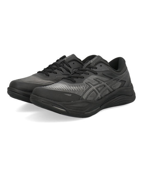 ASICS アシックス GEL-RIDEWALK 2【軽量】メンズウォーキングシューズ スニーカー(ゲルライドウォーク2) 1293A040 001 ブラック/ダークグレー ローカット