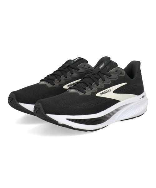 BROOKS ブルックス GHOST 17【軽量】メンズスニーカー ランニングシューズ(ゴースト17) BRM4423 BLK/W ブラック/グレー/ホワイト ローカット