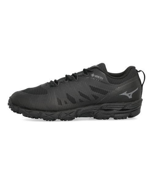 K*i様 Mizuno GORE-TEX ブラックスニーカー Mizuno Wave Gnu GTX Wide Gore-Tex Black Men Casual Walking Shoes