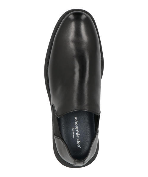 Whoop-de-doo Evolution フープディドゥエボリューション 【超軽量】歌舞伎フィニッシュスーパーライトゴア メンズサイドゴアスリッポン 25612034 ブラック Whoop'-de-doo' メンズ 通販 Whoop-de-doo Evolution フープディドゥ