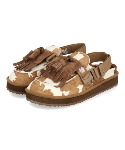 レディース 通販 SHAKA シャカ MOC MULE TASSEL COWHAIR【バックベルト