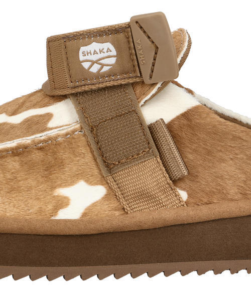 レディース 通販 SHAKA シャカ MOC MULE TASSEL COWHAIR【バックベルト