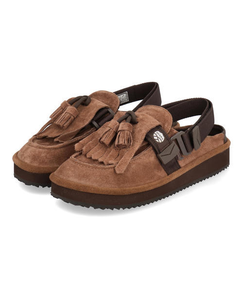 メンズ 通販 SHAKA シャカ MOC MULE TASSEL SUEDE【バックベルト