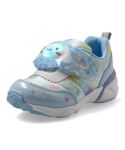 キッズ 通販 SANRIO サンリオ 【光る靴/甲ベルトを外して洗える