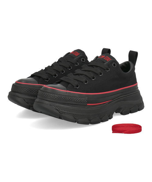 converse �R���o�[�X ALL STAR TREKWAVE AP OX ���f�B�[�X�X�j�[�J�[ ���� �{�����[���\�[��(�I�[���X�^�[�g���b�N�E�G�[�uAPOX) 31317390 �u���b�N/���b�h ���[