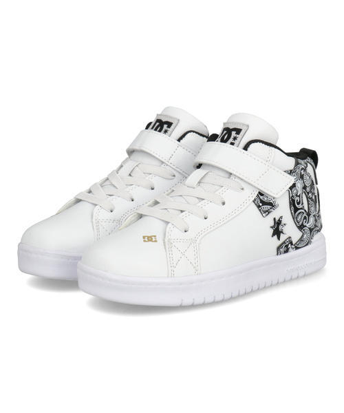 DC SHOES �f�B�[�V�[�V���[�Y KS CG HI-TOP LITE EV�y�y�ʁz�L�b�Y�X�j�[�J�[ �n�C�J�b�g �q���C(�L�b�YCG�n�C�g�b�v���C�gEV) DK261605 WLK �z���C�g/�u���b�N