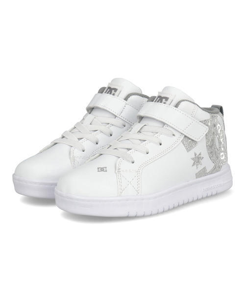 DC SHOES �f�B�[�V�[�V���[�Y KS CG HI-TOP LITE EV�y�y�ʁz�L�b�Y�X�j�[�J�[ �n�C�J�b�g �q���C(�L�b�YCG�n�C�g�b�v���C�gEV) DK261605 WSL �z���C�g/�V���o�[