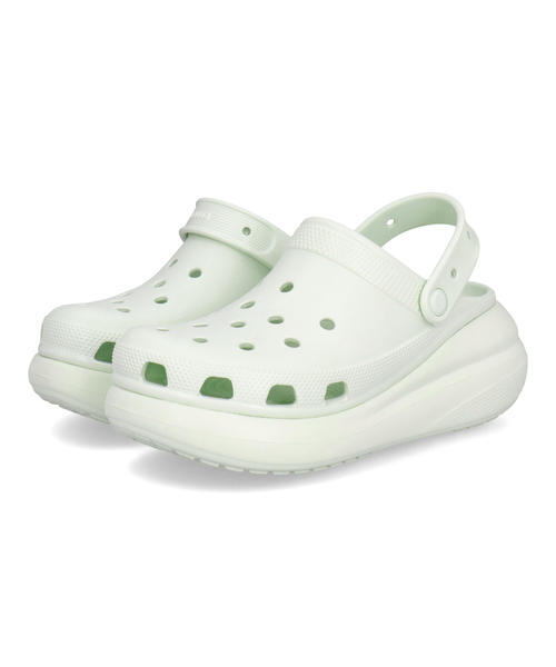 crocs �N���b�N�X CRUSH CLOG�y2WAY�z���f�B�[�X����T���_�� �T�{(�N���b�V���N���b�O) 207521 3YF �~���g�e�B���g �n�C�q�[��(7cm-)