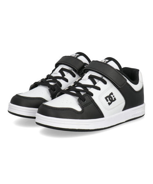DC SHOES �f�B�[�V�[�V���[�Y KS MANTECA 4 V SN �L�b�Y�X�j�[�J�[(���[�X�}���e�J4VSN) DK261001 002 �z���C�g/�u���b�N �{�[�C�Y