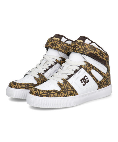 DC SHOES �f�B�[�V�[�V���[�Y KS PURE HIGH-TOP SE EV SN �L�b�Y�X�j�[�J�[ �n�C�J�b�g(���[�X�s���A�n�C�g�b�vSEEVSN) DK261004 210 �z���C�g/�u���E���v�����g