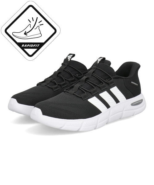 adidas �A�f�B�_�X �y�n���Y�t���[�zCF FLEX RAPIDFIT �����Y�X�j�[�J�[(CF�t���b�N�X���s�b�h�t�B�b�g) HP6994 �R�A�u���b�N/�t�b�g�E�F�A�z���C�g ���[�J�b�g