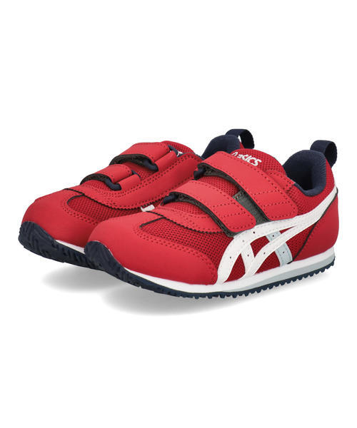 ASICS KIDS SUKU2 �A�V�b�N�X �X�N�X�N IDAHO MINI 5 �L�b�Y�X�j�[�J�[ �q���C �V���[�Y 2�{�x���g(�A�C�_�z�~�j5) 1144A434 600 ���b�h/�z���C�g �{�[�C�Y