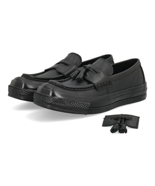 converse �R���o�[�X ALL STAR SQUARETOE LOAFER�y�{�v/�^�b�Z�����O���\�z�����Y�V���[�Y(�I�[���X�^�[�X�N�G�A�g�E���[�t�@�[) 31316981 �u���b�N �X�j�[