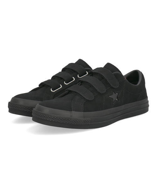 converse ����С��� ONE STAR SUEDE V-3���ܳסۥ�󥺥쥶�����ˡ����� 3�ܥ٥�� ���꡼���ȥ�å�(��󥹥�����������V3) 33702991 �֥�å���Υ������� ��