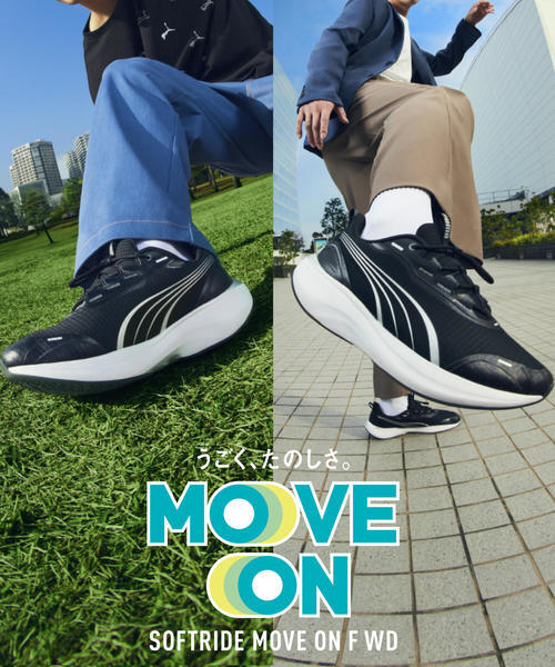 プーマ｜PUMA メンズ 通販 PUMA プーマ SOFTRIDE MOVE ON F WD【幅広