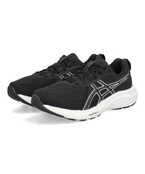 ASICS �A�V�b�N�X GEL-CONTEND 9 WIDE�y�y��/���C�h�z���f�B�[�X�X�j�[�J�[ �����j���O�V���[�Y(�Q���R���e���h9) 1012B678 002 �u���b�N/�z���C�g ���[�J�b�g