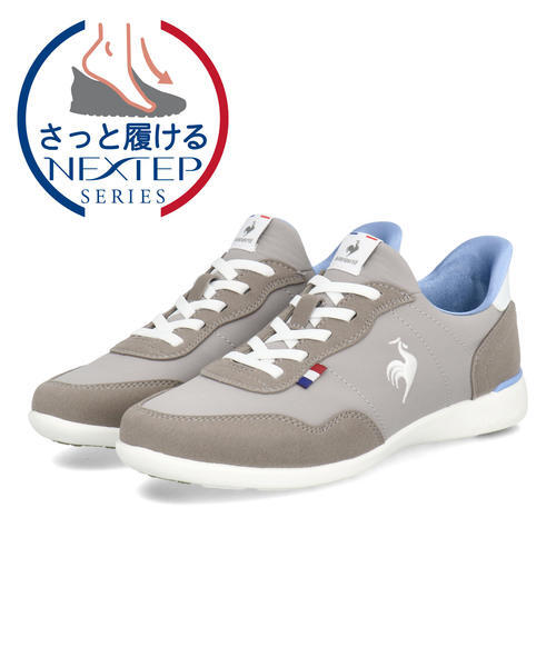 le coq sportif ���R�b�N�X�|���e�B�t �y�n���Y�t���[�zLCS SEGUR 3 WIDE SI ���y�� ���f�B�[�X�X�j�[�J�[(LCS�Z�M���[��3���C�hSI) LU6SSN18LZ GYWH �O���[/�z