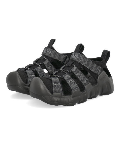 KEEN �L�[�� CHILDREN HYPERPORT H2�y�������p�z�L�b�Y�X�|�[�c�T���_�� �A�E�g�h�A�V���[�Y(�n�C�p�[�|�[�gH2) 1031921 �u���b�N/�X�`�[���O���[ �X�j�[�J�[ �{