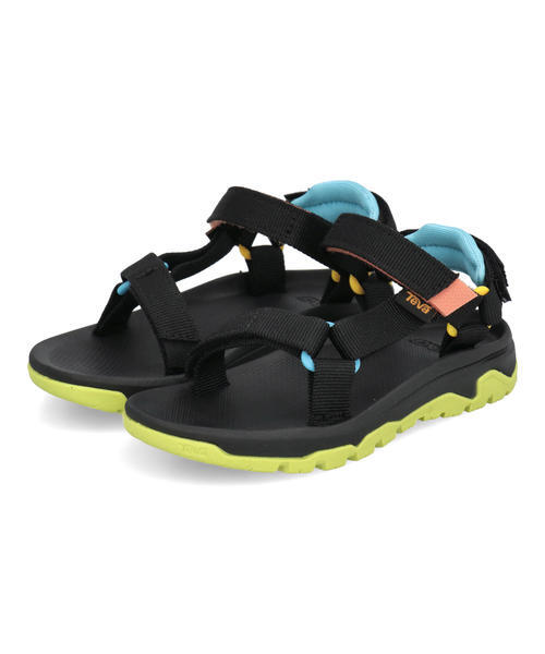 Teva �e�o T HURRICANE XLT JR �L�b�Y�X�|�[�c�T���_�� ���ӑΉ� �A�E�g�h�A �X�|�T��(�g�h���[�n���P�[��XLTJR) 1177410T BLKM �u���b�N�}���` �t�@�[�X�g/�x�r