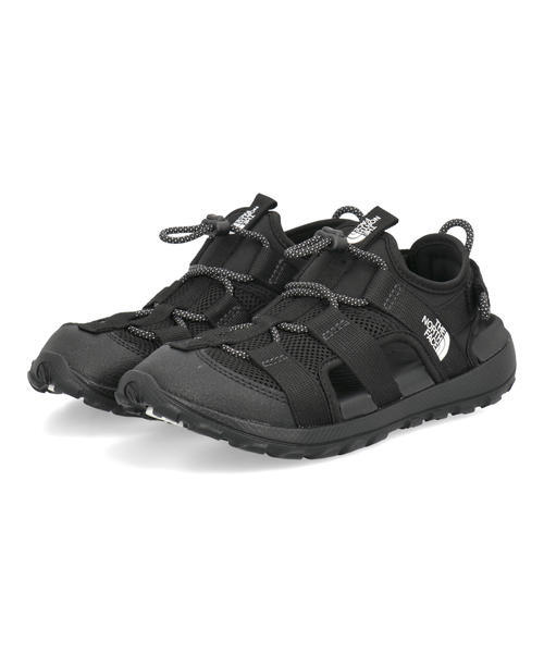 THE NORTH FACE �U�E�m�[�X�t�F�C�X K EXPLORE CAMP SHANDAL �L�b�Y�X�|�[�c�T���_��(�G�N�X�v���[���[�L�����v�T���_��) NFJ02693 KW TNF�u���b�N/TNF�z���C�g