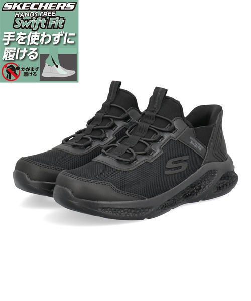 SKECHERS �X�P�b�`���[�Y SWIFT FIT �X�E�B�t�g�t�B�b�g CRATER-LIGHTS-DECLAN�y�y�ʁz�L�b�Y�X�j�[�J�[(�N���[�^�[���C�g) 415059L BBK �u���b�N �{�[�C�Y