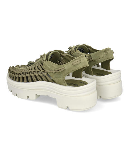 KEEN UNEEK PLT レディース　スポーツサンダル 厚底　カーキ キーン｜KEEN レディース 通販 KEEN キーン UNEEK PLT レディース
