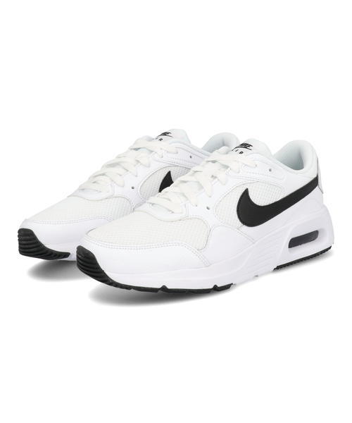 NIKE �i�C�L AIR MAX SC �����Y�X�j�[�J�[(�G�A�}�b�N�XSC) CW4555-102 �z���C�g/�u���b�N/�z���C�g ���[�J�b�g