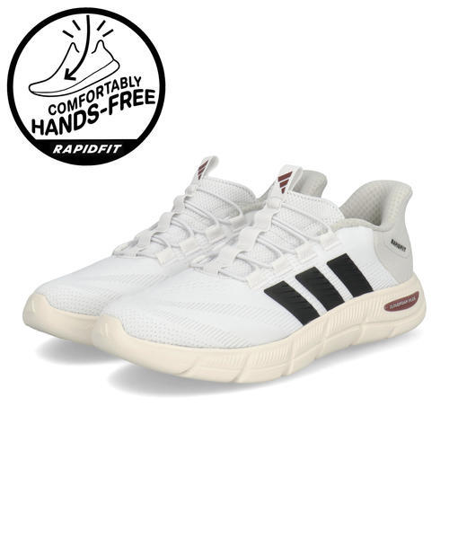 adidas �A�f�B�_�X CF FLEX RAPIDFIT �����Y�X�j�[�J�[(CF�t���b�N�X���s�b�h�t�B�b�g) KJ2259 �t�b�g�E�F�A�z���C�g/�R�A�u���b�N/�I�[�r�b�g�O���[ ���[�J�b�g