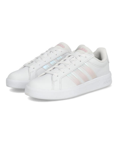 adidas �A�f�B�_�X GRAND COURT 3.0 J �L�b�Y�X�j�[�J�[ �Ђ��C �q���C(�O�����h�R�[�g3.0J) JQ1978 �t�b�g�E�F�A�z���C�g/�C���f�Z���g/�I�[�����X�g�s���N �K