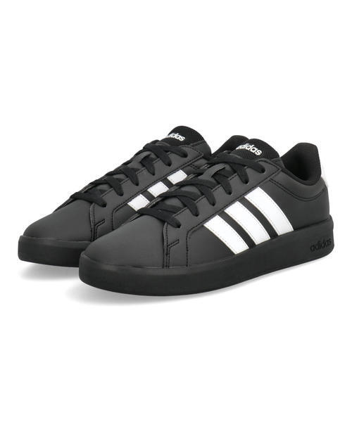 adidas �A�f�B�_�X GRAND COURT 3.0 J �L�b�Y�X�j�[�J�[ �Ђ��C �q���C(�O�����h�R�[�g3.0J) KJ4367 �t�b�g�E�F�A�z���C�g/�R�A�u���b�N/�R�A�u���b�N �{�[�C�Y
