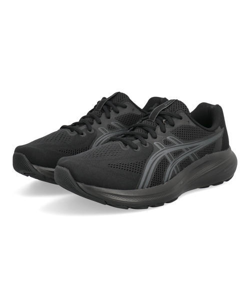 ASICS �A�V�b�N�X GEL-CONTEND 10 EXTRA WIDE�y�y��/���L4E�z�����Y�X�j�[�J�[ �����j���O�V���[�Y(�Q���R���e���h10) 1011C250 002 �u���b�N/�L�����A�O���[ ��