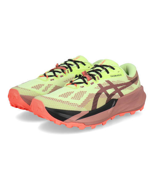 ASICS �A�V�b�N�X TRABUCO 14�y�y�ʁz�����Y�X�j�[�J�[ �g���C�������j���O�V���[�Y(�g���u�[�R14) 1011C166 750 �C���~�l�[�g�C�G���[/�E���{�V ���[�J�b�g